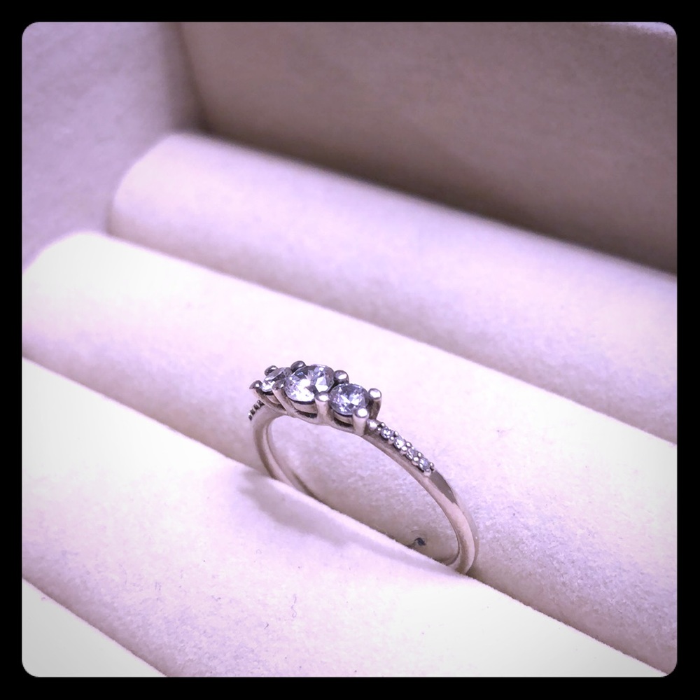 Pandora Crystal Encrusted Size 8 ring